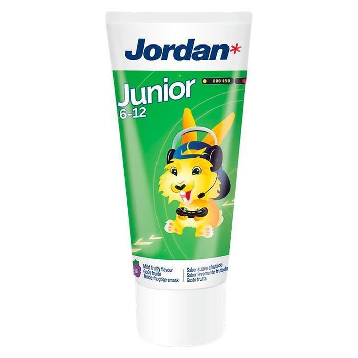 Jordan Tandpasta Milde Fruitsmaak 6-12 Jaar 50 ml (50ml)