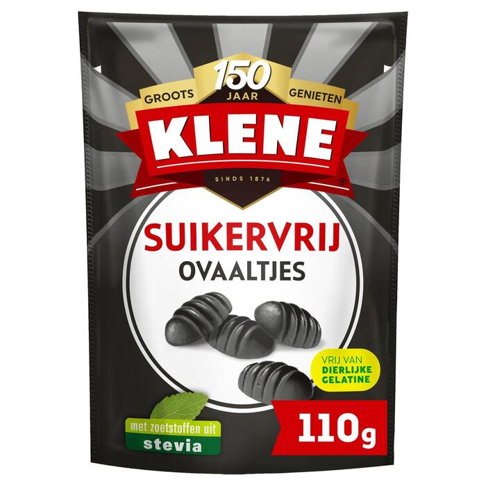 Suikervrij Zoute Ovaaltjes (Zak, 110g)