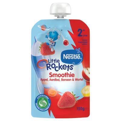 Nestlé Little Rockets Smoothie Appel, Aardbei, Banaan & Wortel 2+ Jaar 150g (150g)