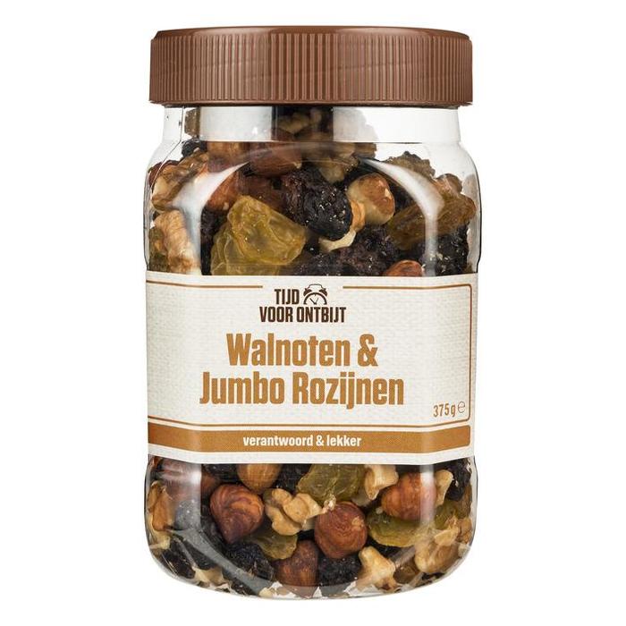 Tijd voor Ontbijt Walnoten & jumbo rozijnen (375g)