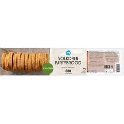 AH Partybrood volkoren (200g)