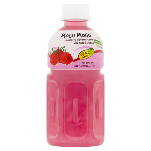 Mogu Mogu Framboos Smaak met Nata de Coco 320ml (32cl)
