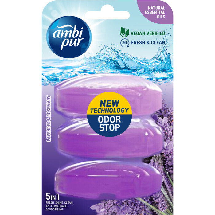 Ambi Pur Toiletblok lavendel navulling (165ml)