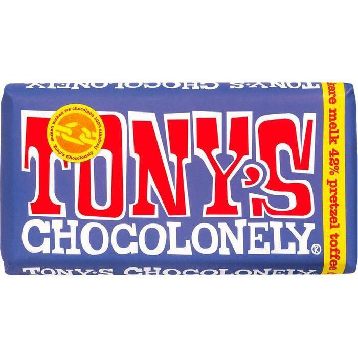 Donkere melk pretzel toffee (tablt, 180g)