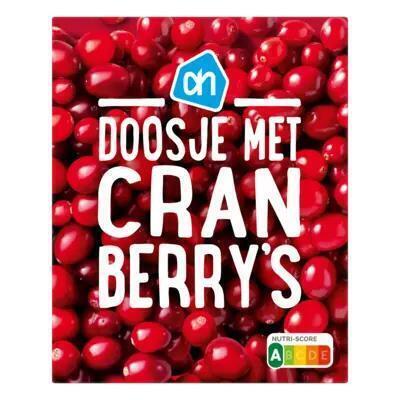 Doosjevol Cranberry's (doos 450g) (250g)