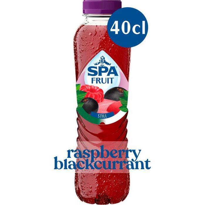 SPA FRUIT Niet-Bruisende Fruitige Frisdrank Raspberry Blackcurrant 40 cl (Fles, 40cl)