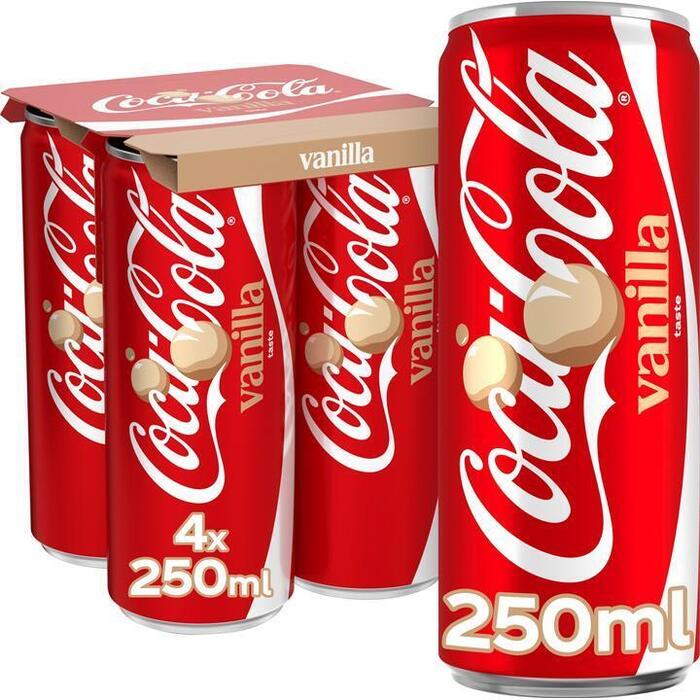 Coca-Cola Vanilla 4 x 250 ml (4 × 250ml)