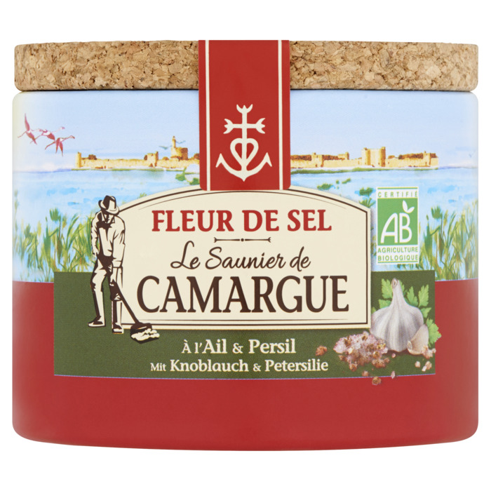 Fleur de Sel de Camargue met knoflook en peterselie kostbare