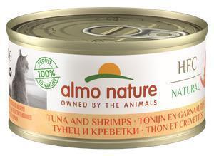Almo Nature Kattenvoeding Tonijn Garnaaltjes 70 g (Stuk, 70g)