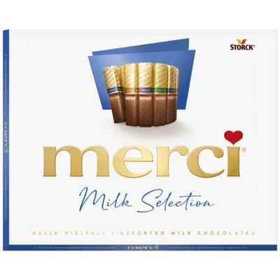 Merci Finest Selection Milk Chocolates (Doos, 250g)