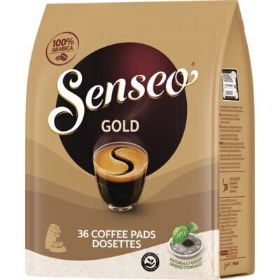 SENSEO KOFFIEPADS GOLD 250G 36P BAG (plastic zak, 250g)