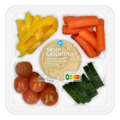 AH Snoepgroentemix met hummus (340g)