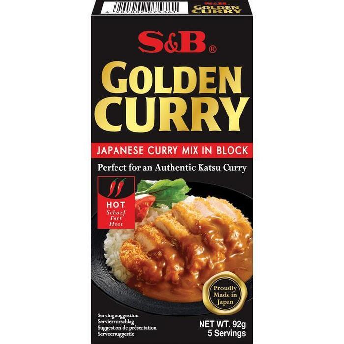 S&B Golden Curry Sauce Mix Heet 100g (92g)