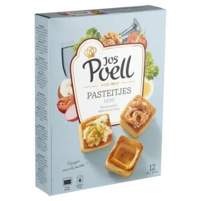 Jos Poell Mini pasteitjes (12 × 7g)