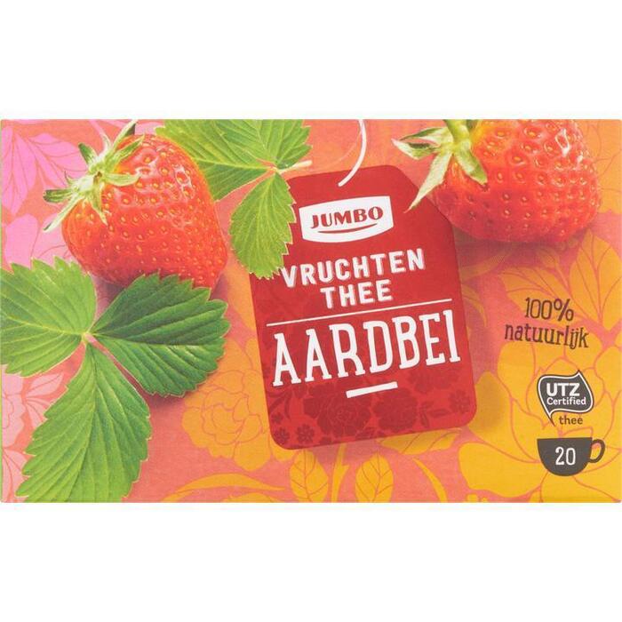 Jumbo Vruchten Thee Aardbei 20 Zakjes 30 g (30g)