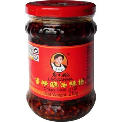Old Mother Crispy chilli in oil (210g)