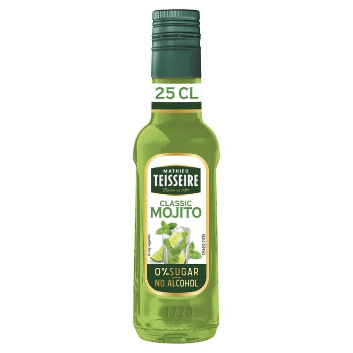 Mathieu Teisseire Classic Mojito 250 ml (Fles, 250ml)