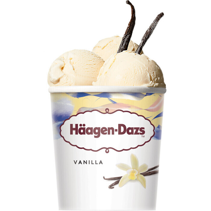Häagen-Dazs Vanilla ijs (46cl)