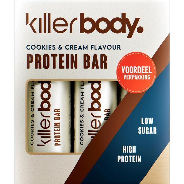 Killerbody 3-pack Protein Bars Cookies & Cream 120g (120g)
