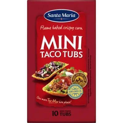Santa Maria Mini Taco Tubs 10 Stuks 86g (86g)