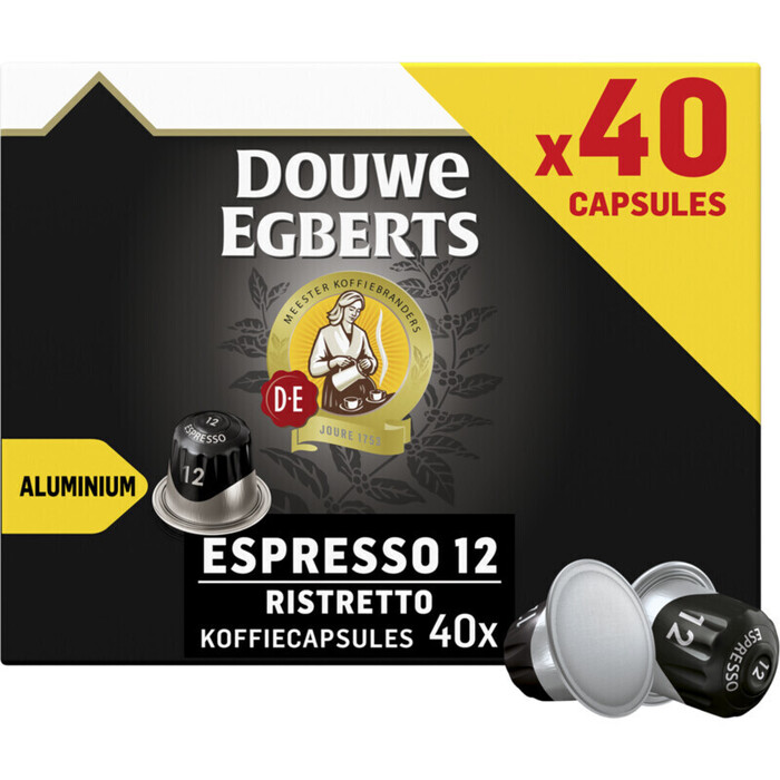 Douwe Egberts Espresso 12 Ristretto 40 capsules (40 × 5.2g)