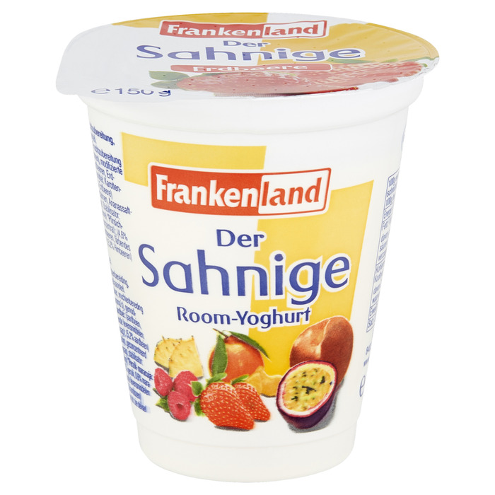 Frankenland roomvruchtenroomyoghurt 150 gram beker/kuipje (150g)