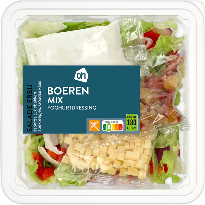 AH Groene salade boerenmix (bak, 295g)