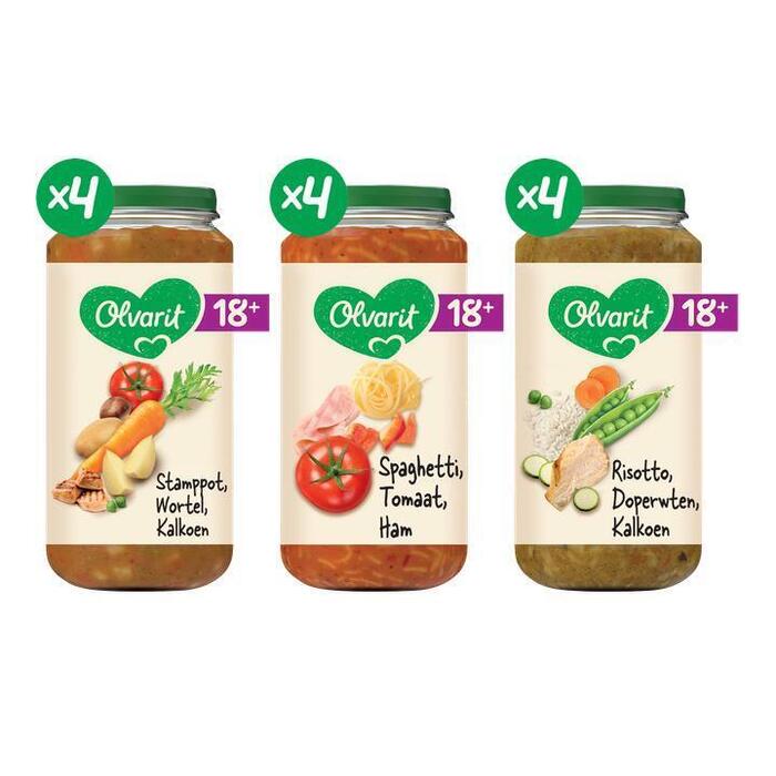 Olvarit Variatiemenu Maaltijd 18 mnd 18+ Maanden 250 g (250g)