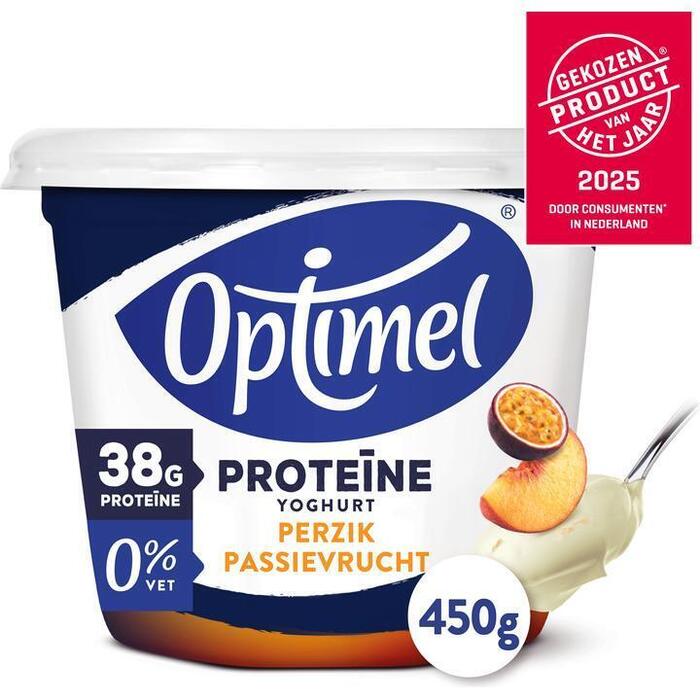Optimel Proteïne Yoghurt Perzik Passievrucht 0% 450g (450g)