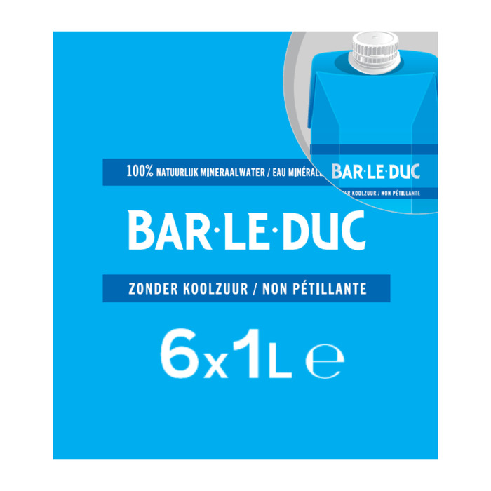 Bar-le-Duc Natuurlijk Mineraalwater 6 x 1 L (1L)