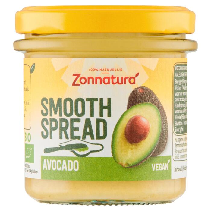 Zonnatura Smooth Spread Avocado 140 g (Pot, 140g)