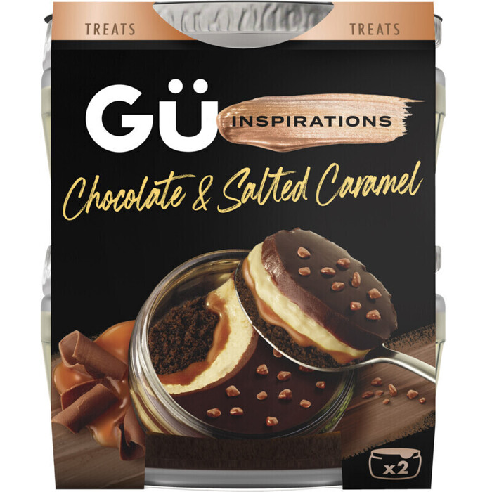 Gü Chocolate & salted caramel cheesecakes (183g)