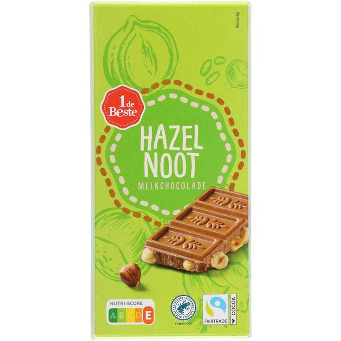 Chocoladereep hazelnoot melk (200g)