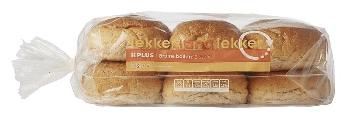 Tarwe bollen 8 + 4 lekker lang vers (600g)