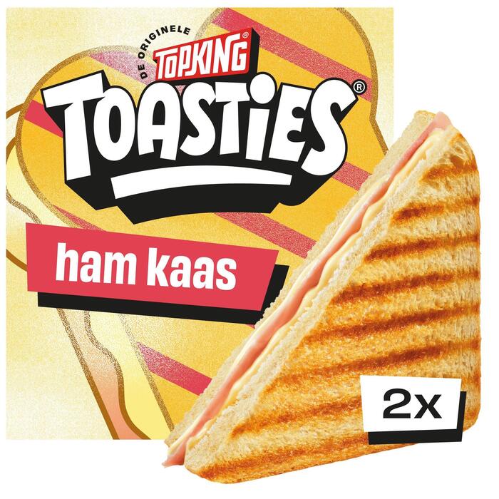 Tosti's rijk belegd met ham en kaas (Doos, 210g)