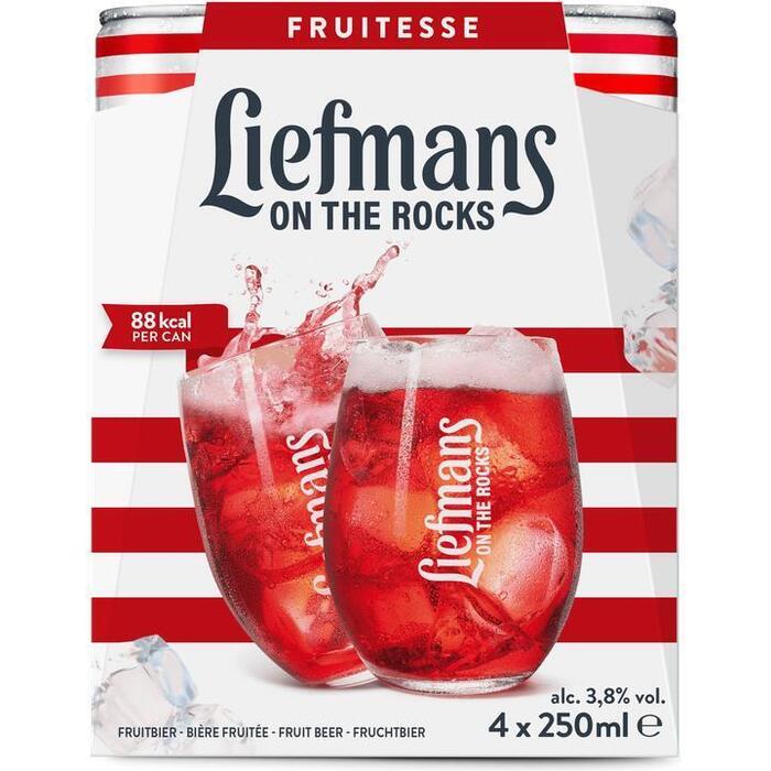 Liefmans Fruitesse Blik 4 x 250ML (Set, 1L)