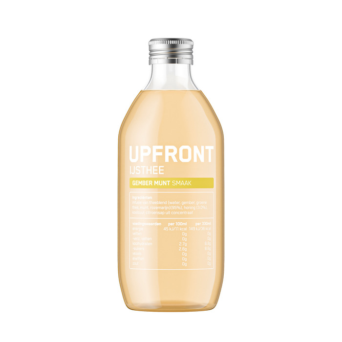 Upfront IJsthee gember munt smaak (33cl)