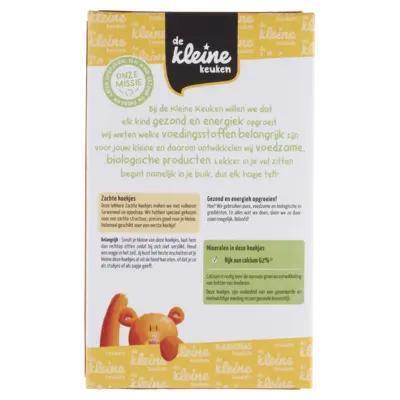 De Kleine Keuken Zachte Biologische Babykoekjes 6 maanden 120g (120g)