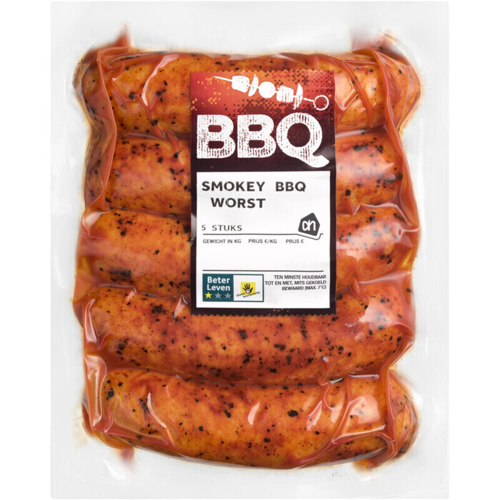 AH Smokey BBQ worst (5 × 70g)