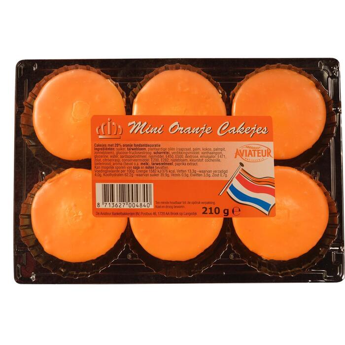 AVIATEUR MINI ORANJE GLACE CAKEJES (210g)