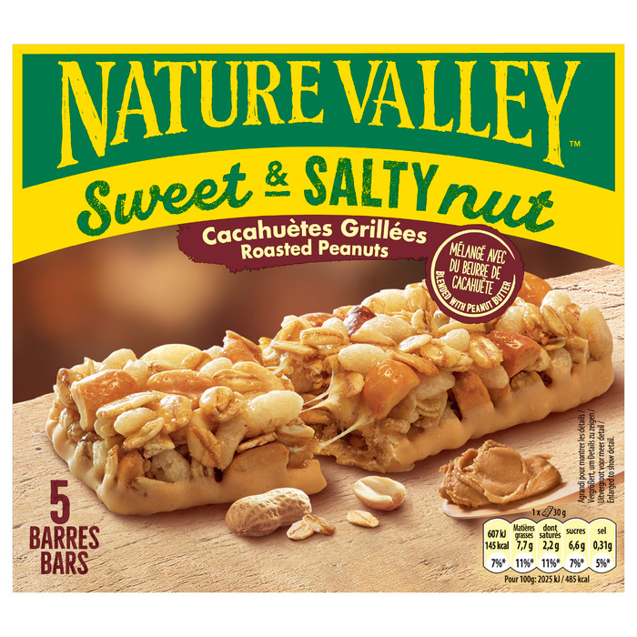 Nature Valley Sweet & salty nut pinda (5 × 30g)