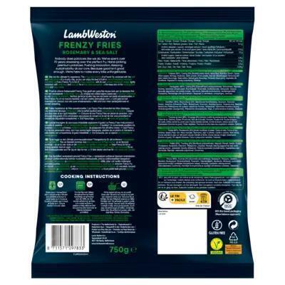 LambWeston Frenzy fries rosemary seasalt (750g)