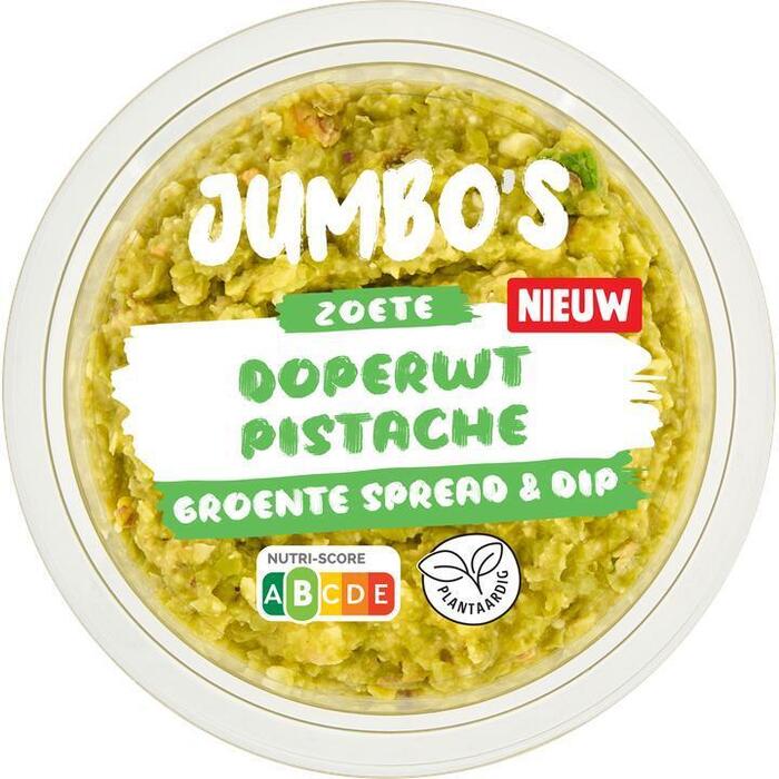 Jumbo's Groente Spread & Dip Zoete Doperwt Pistache 150 g (150g)