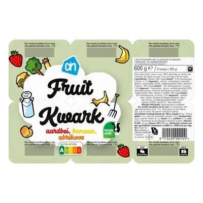 Smikkeltoetje aardbei, abrikoos, banaan (6 × 100g)