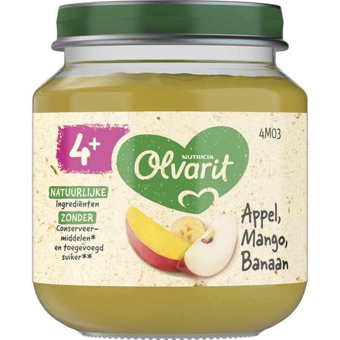 Appel mango banaan 4 mnd (Pot, 125g)