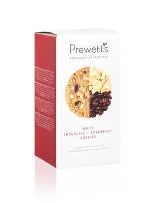 Witte chocolade koekjes cranberry (150g)
