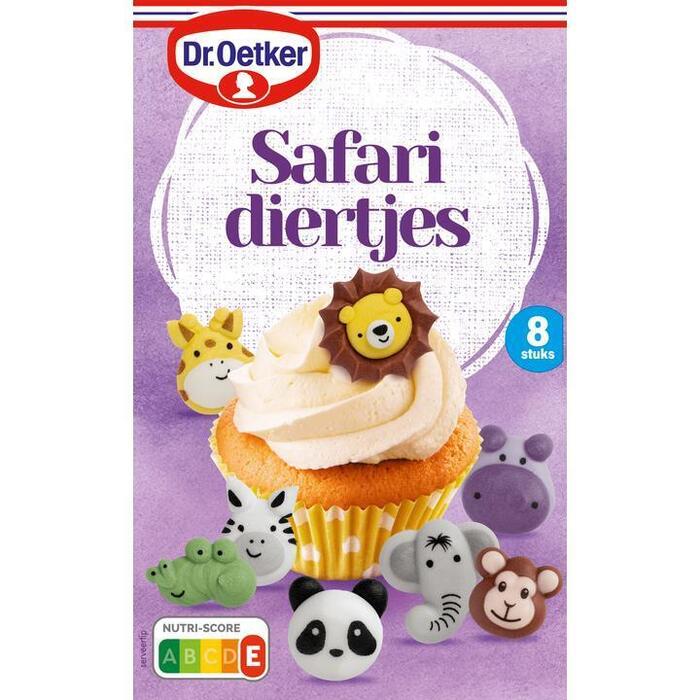 Dr. Oetker Safari Diertjes Decoratie 8 Stuks 16 g (16g)