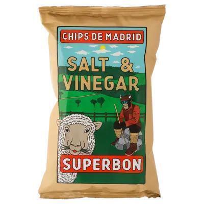 Superbon Chips de Madrid salt & vingegar (125g)