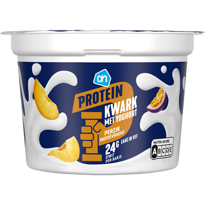 AH Protein kwark met yoghurt perzik passie (200g)