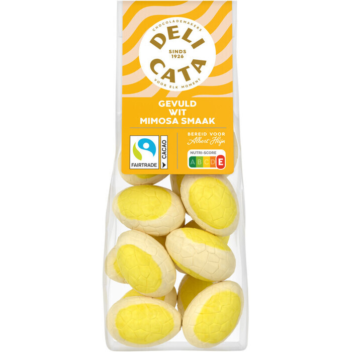 Delicata Gevuld wit mimosa smaak (150g)